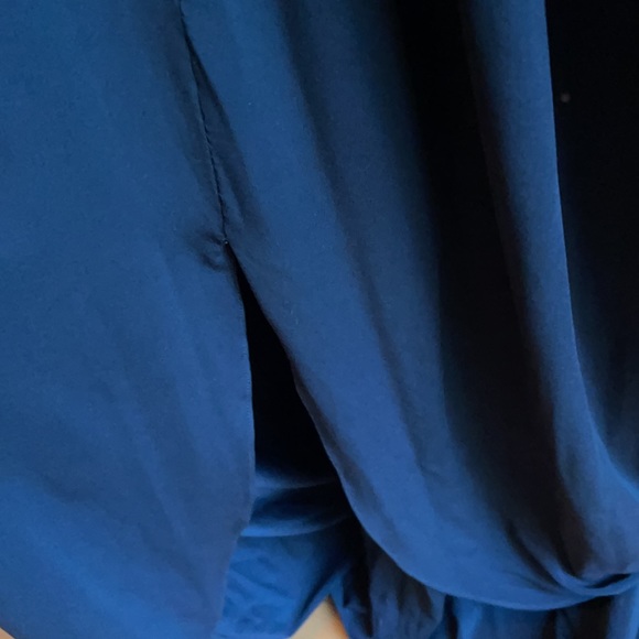 BCBGMaxAzria long black gown. Beautiful unique cut - Picture 8 of 9